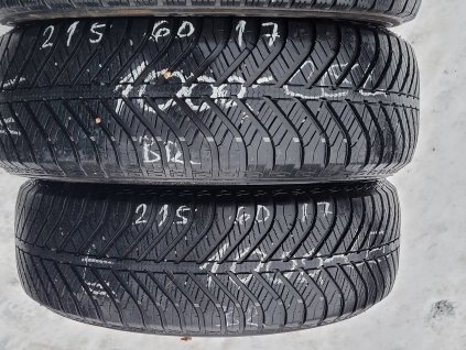 215/60 R17 96V celoroční použité pneu GOOD YEAR VECTOR 4 SEASONS