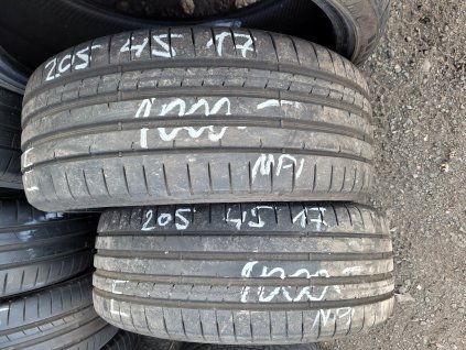 205/45 R17 88W letní použité pneu DUNLOP SPORT MAXX RT2