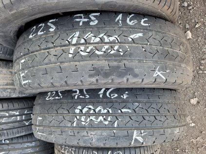 225/75 R16 C 121/120R letní použité pneu BRIDGESTONE DURAVIS