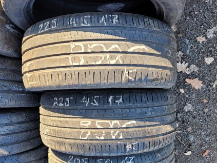 225/45 R17 91Y letní použité pneu BARUM BRAVURIS 3