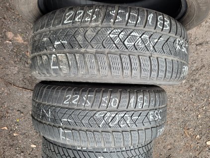 225/50 R18 95H zimní použité pneu PIRELLI WINTER SOTTO ZERO 3 RSC