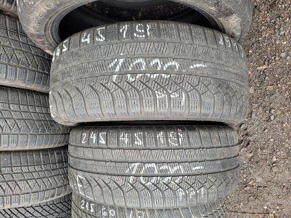 245/45 R18 100V zimní použité pneu PIRELL P ZERO WINTER