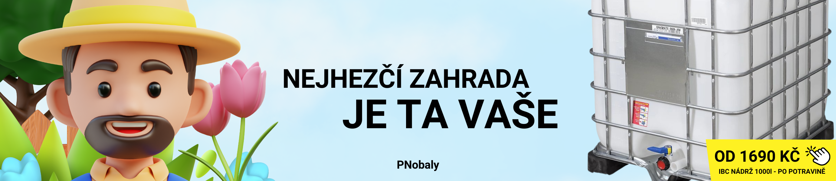 PNobaly, IBC kontejnery, na zahradu, do skladu, léto 2026