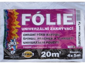 Fólie zakrývací 4x5m - 0,007mm