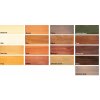 Vzorník barevných odstínů olejové lazury Plus od PNZ