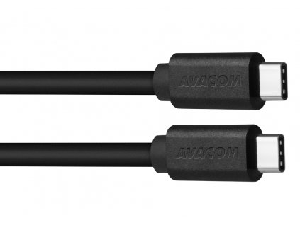 Datový a nabíjecí kabel USB Type-C - USB Type-C. 40cm černý