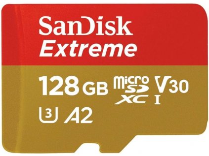 SanDisk Extreme microSDXC 128GB + adaptér | Počítače24.cz