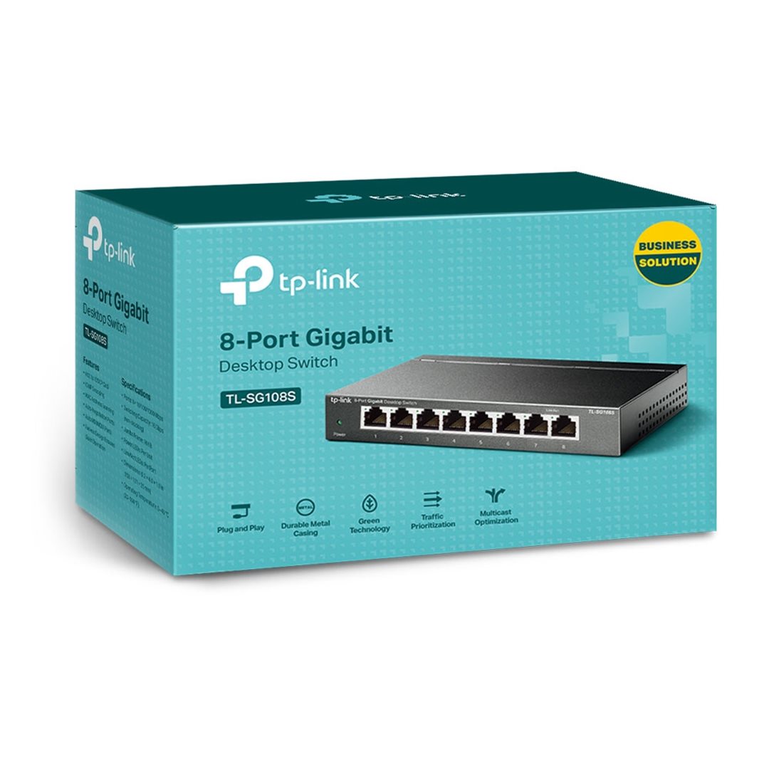 Levně TP-Link TL-SG108S 8x Gigabit Desktop Switch