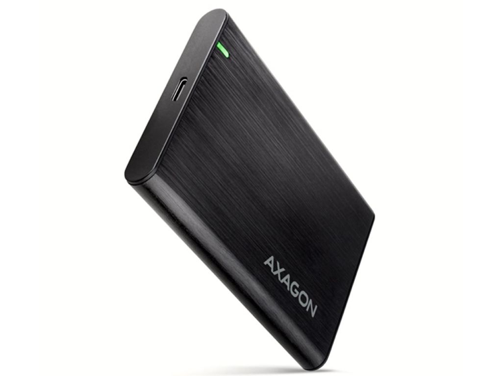 Levně AXAGON EE25-A6C USB-C 3.2 Gen 1 kovový RAW box, bezšroubkový