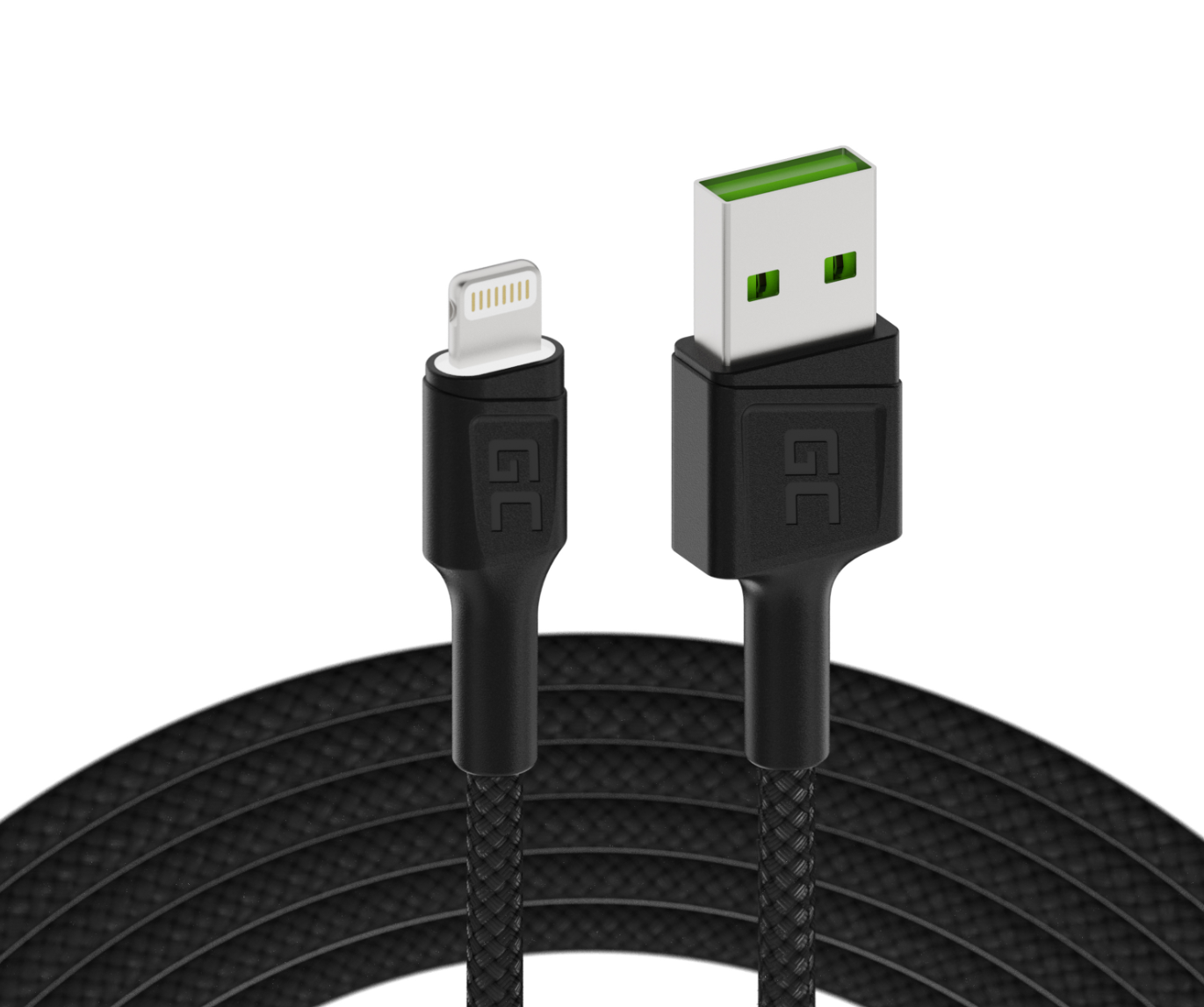 Levně Green Cell KABGC12 USB-A - Lightning 200cm