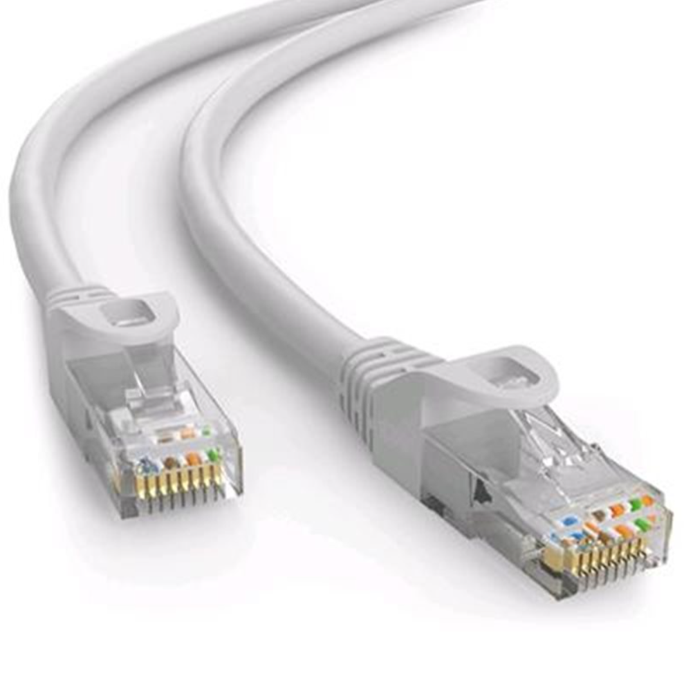 Kabel C-TECH patchcord Cat6, UTP, šedý, 10m