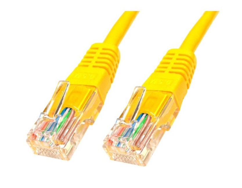 GEMBIRD Eth Patch kabel cat5e UTP 1m - žlutý