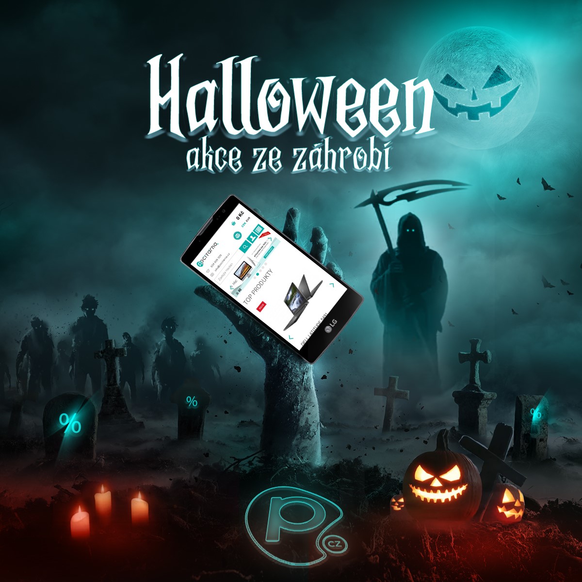 V neděli na Halloween telefon k objednávce zdarma