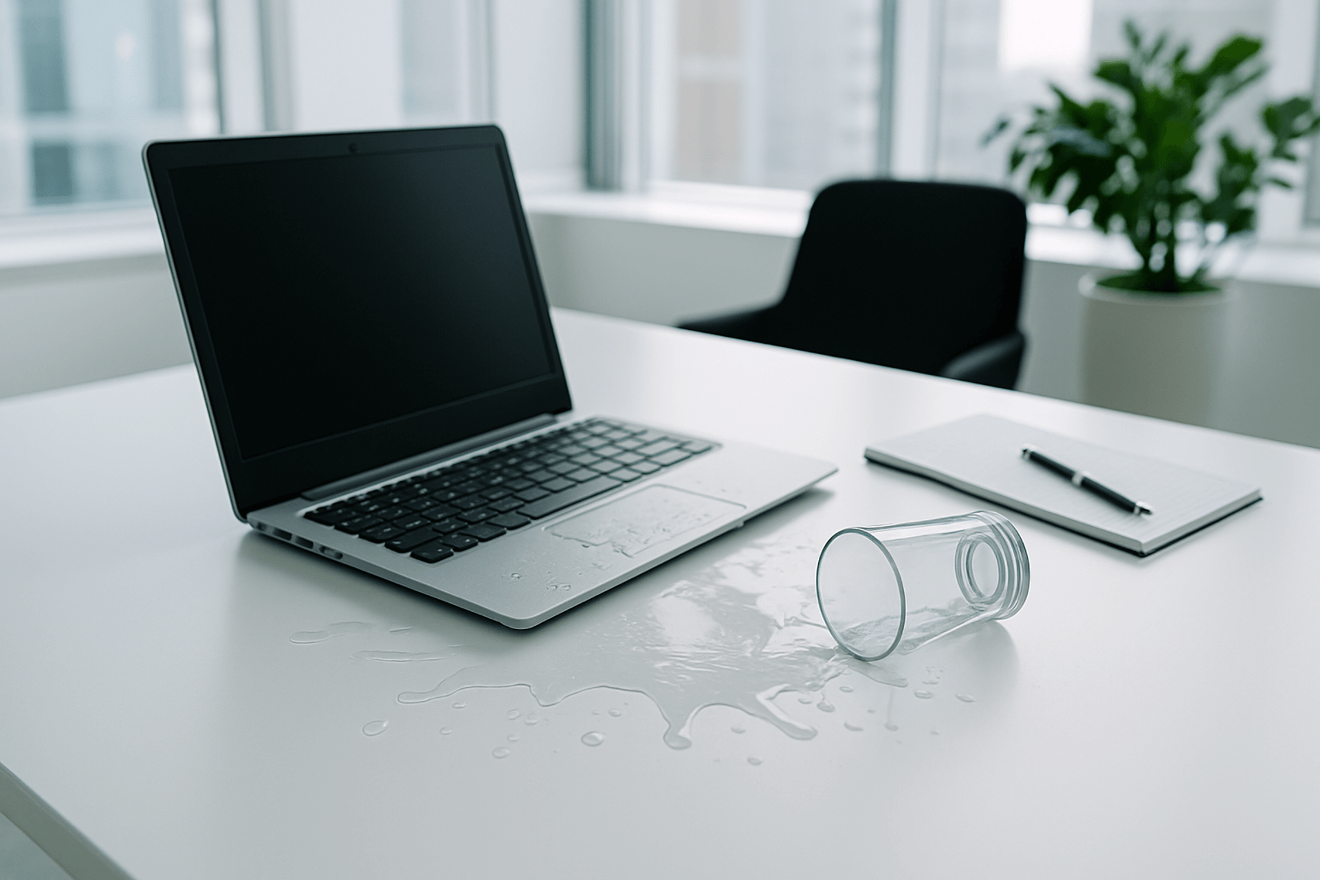 Politý notebook: praktický návod, co dělat