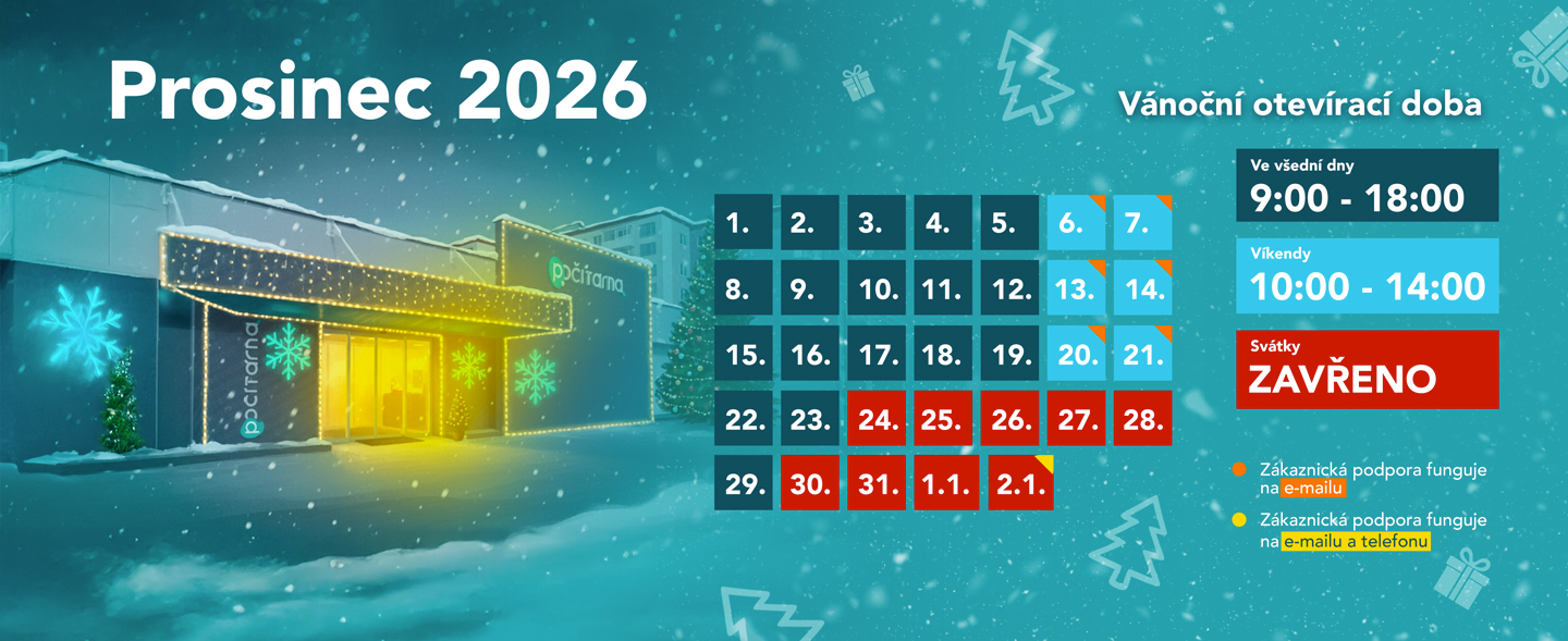 Speciální otevírací doba Počítárna.cz