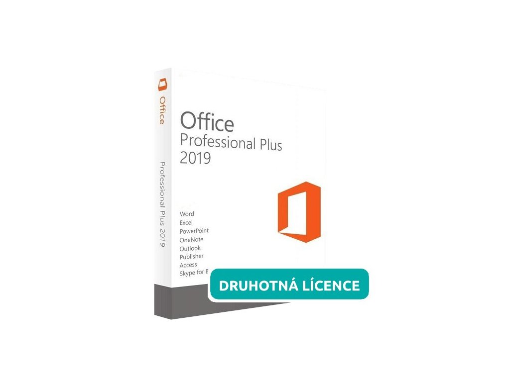 Microsoft Office 2019 Professional PLUS Druhotná elektronická licence ...
