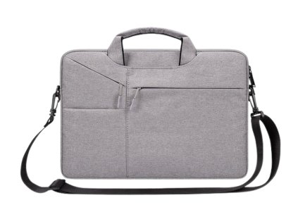 Voděodolná brašna na notebook 15,6" - Světle šedá