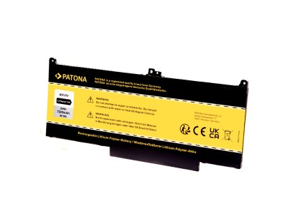 Aku DELL Latitude 13 5300/7300 7200mAh Li-Pol 7,6V MXV9V