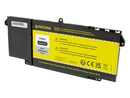 Aku DELL Latitude 5320/7320/7420/7520 3400mAh Li-Pol 15,2V 7FMXV
