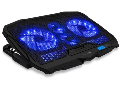 CONNECT IT FrostWind chladicí podložka pod notebook s modrým podsvícením  CCP-2200-BK