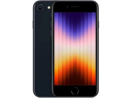 Apple iPhone SE (2022) 64GB Midnight  + Ochranné tvrzené sklo ZDARMA