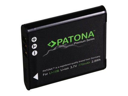 Aku Olympus Li-50B 770mAh Li-Ion Premium