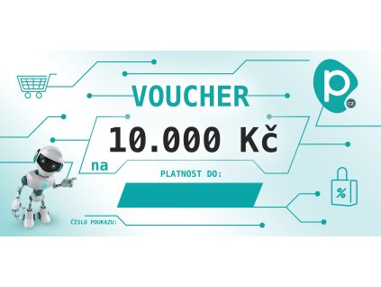 cz voucher pocitarna 10.000Kc