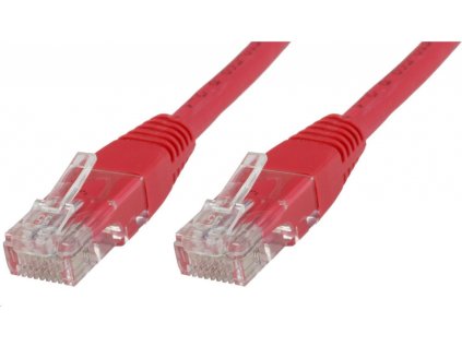 Síťový kabel, UTP 2 m, Červený