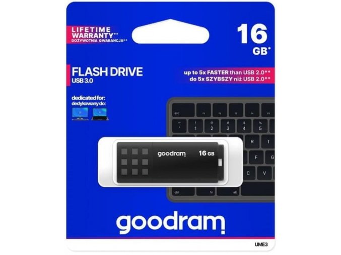 Goodram UME3 16GB, Černá