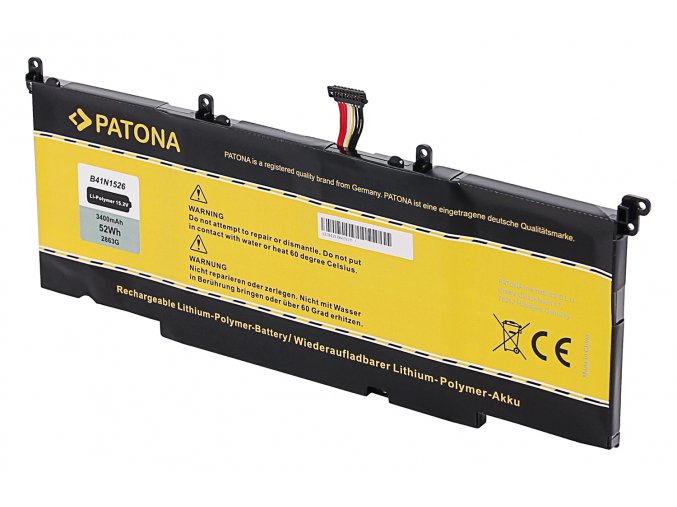 Aku Asus S5V/ZX60V  3400mAh Li-Pol 15,2V B41N1526