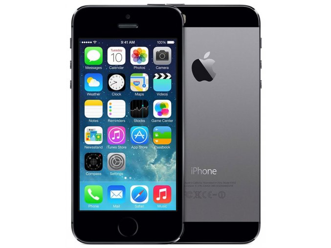 Apple iPhone 5S 16GB Space Gray  + Ochranné tvrzené sklo ZDARMA