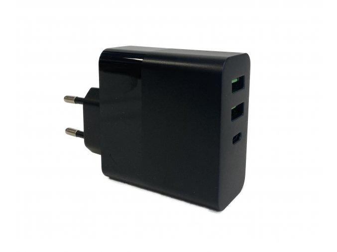 Nabíjecí adaptér/rychlonabíječka 65W PD Charger USB - Černá