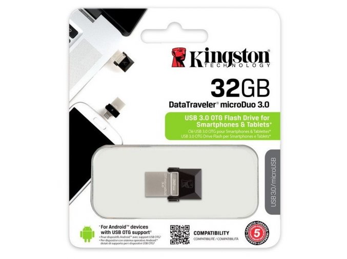 Kingston DataTraveler MicroDuo 32GB, USB 3.0 1