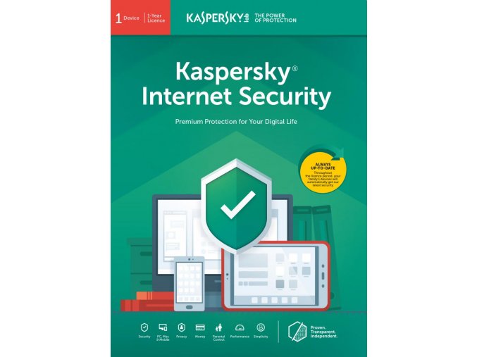 Kaspersky Internet Security 2019, CZ, 1 Zařízení, 1 Rok