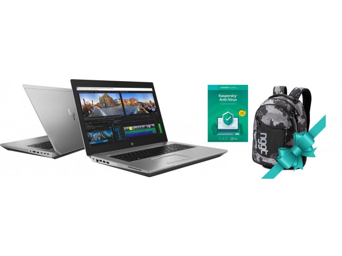 Hp ZBook 17 G5  + Batoh Nugget Rapid Backpack a Kaspersky Anti-Virus v celkové hodnotě 1789,- ZDARMA