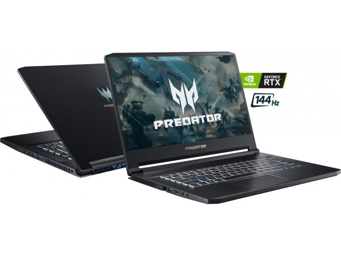 Acer Predator Triton 500 PT515-51-74E7  Elegantní celokovové provedení! + MYŠ TRUST ZIVA A PODLOŽKA ZDARMA