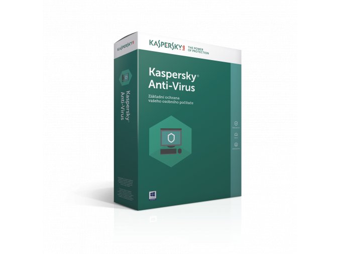 Kaspersky Anti-Virus 2016 CZ, 2 PC, 1 rok, nová licence