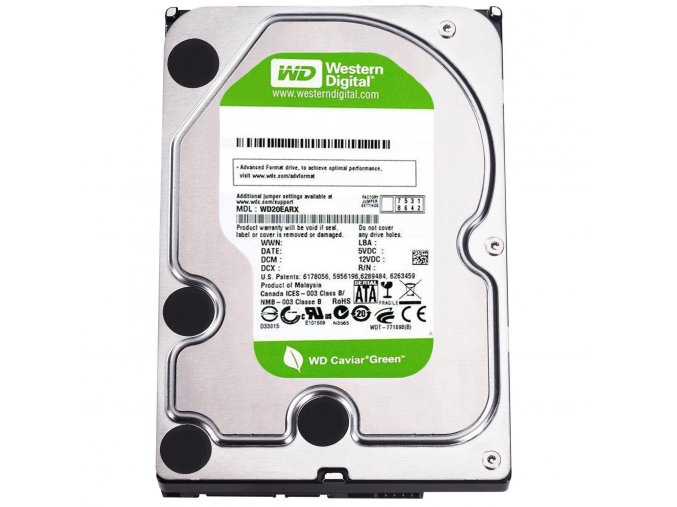 Western Digital Caviar AV GreenPower 250GB, SATA II, 3,5"  Výměna za stávající disk