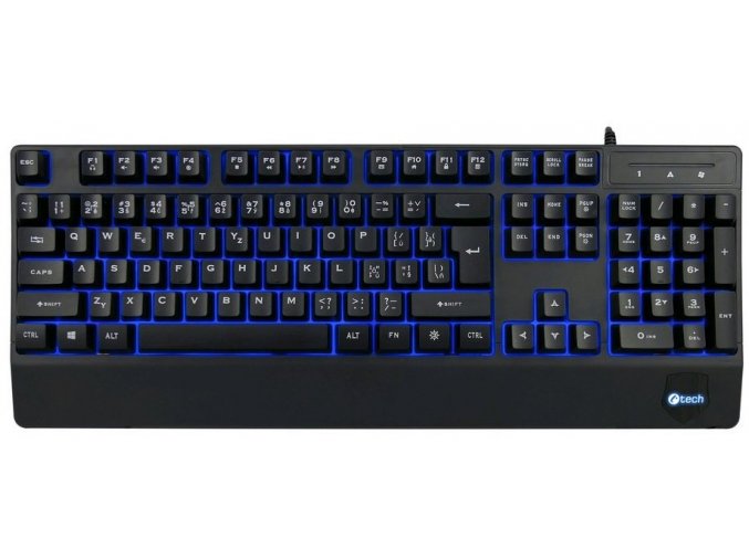 C TECH klávesnice KB104BK, CZSK 1