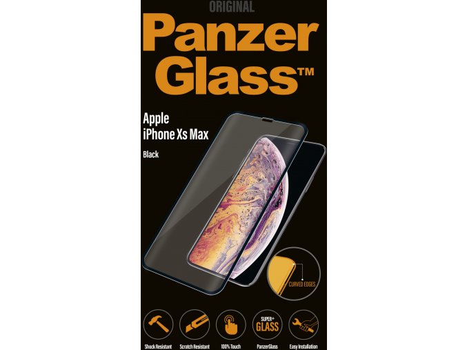 PanzerGlass pro Apple iPhone Xs Max černé