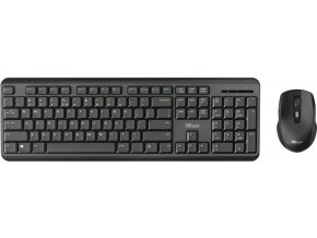 TRUST set klávesnice + myš ODY II, bezdrátová, USB, CZ/SK