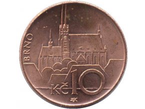 Mince 10Kč vzor 2003 rubová strana