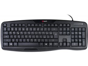 C TECH klávesnice Wired Ergo KB 107 USB, CZSK 1