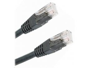 Síťový kabel, UTP 5m, černý