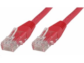 Síťový kabel, UTP 2 m, Červený