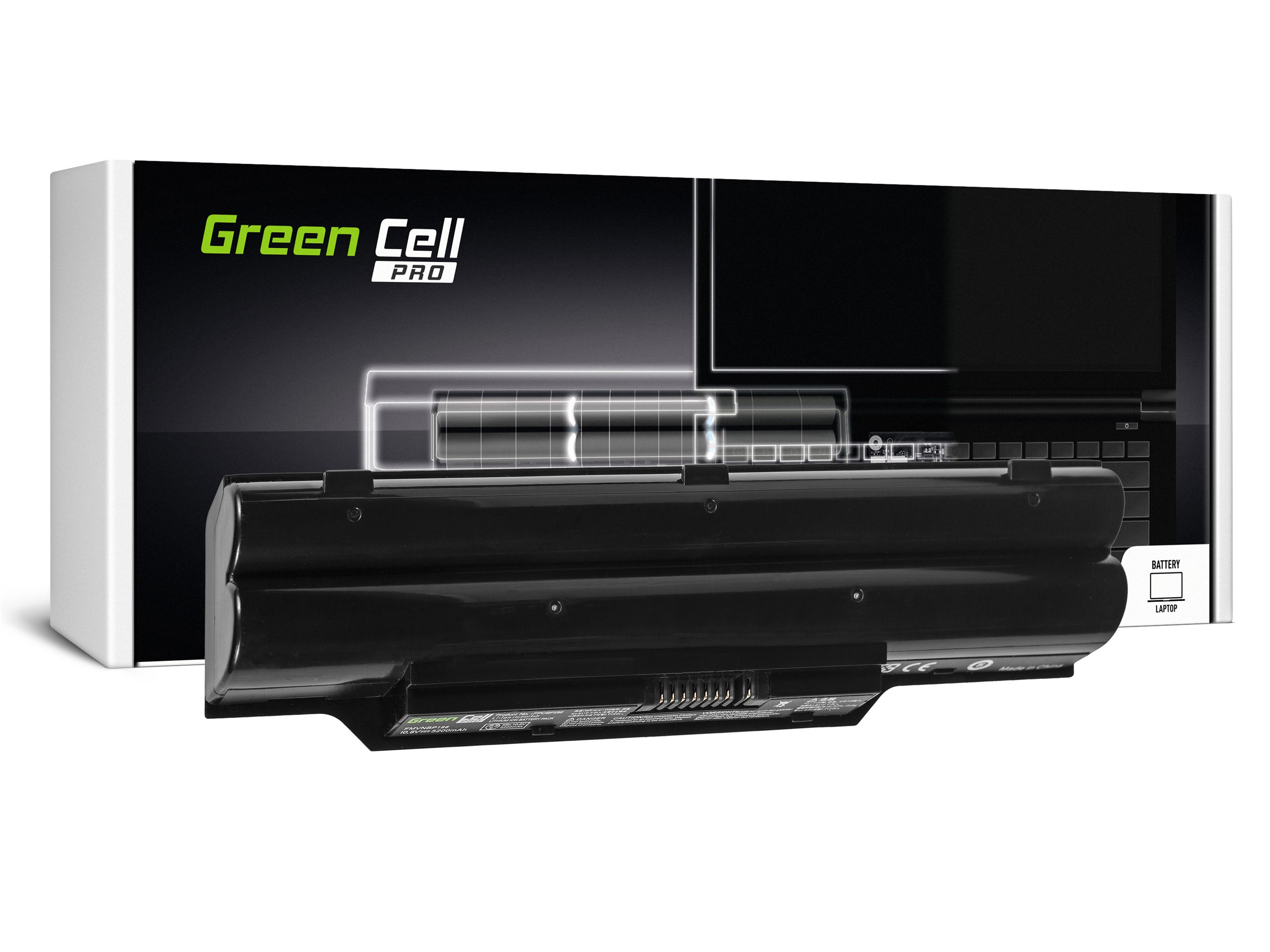 Green Cell FS10PRO Baterie pro Fujitsu LifeBook A530 A531 AH530 AH531 / 10.8V 5200mAh
