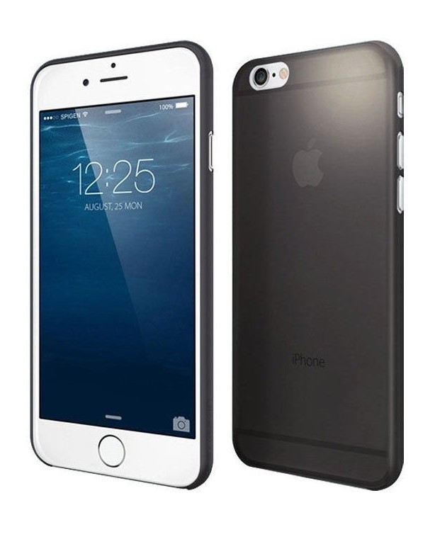 Ochranný kryt pro Apple iPhone 6/6s ultra tenký 0,3mm, černý