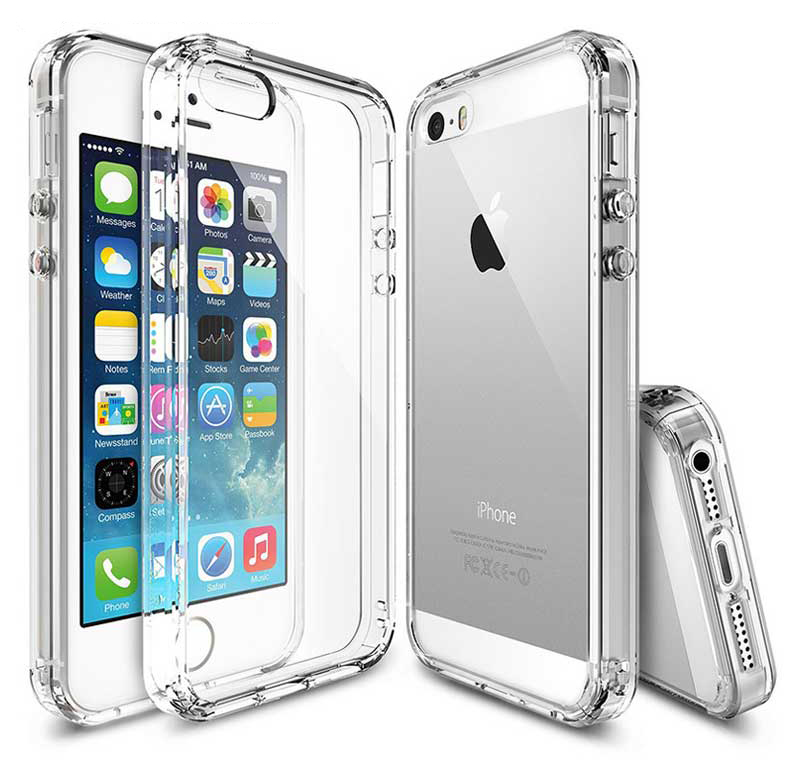 Ochranný kryt pro Apple iPhone 5/5s transparentní