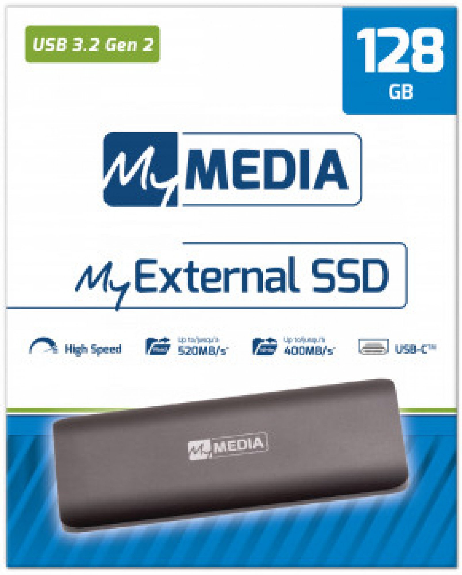My Media externí SSD 128GB USB 3.2