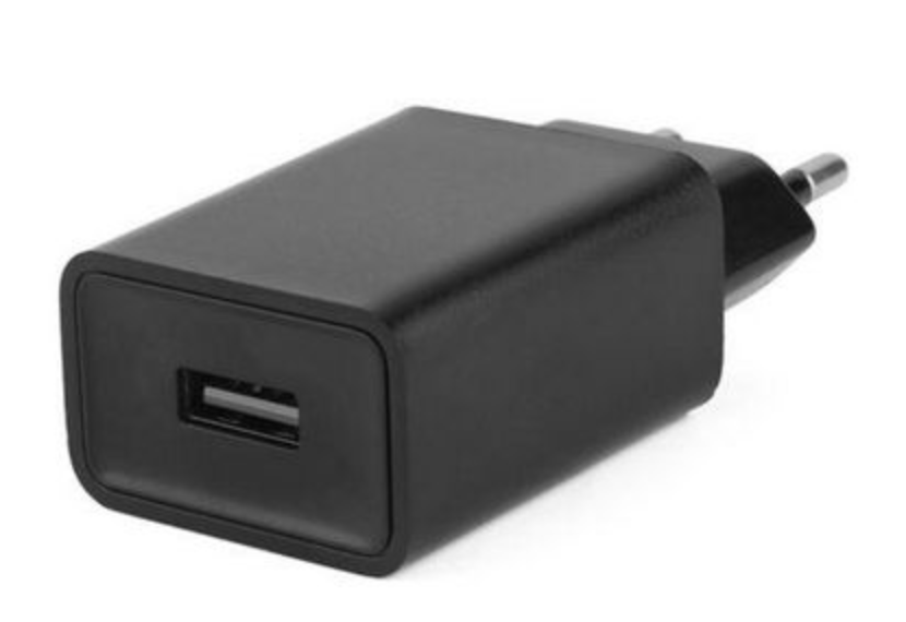 Napájecí adaptér USB 10W / alternativní nabíječka pro mobilní telefony - černá